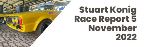 Stuart Konig Race Report 5 November 2022