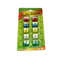 10Pce Auto Fuse Assortment