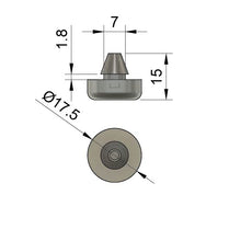 Fg01010 Filler Grommet 6mm Hole Size