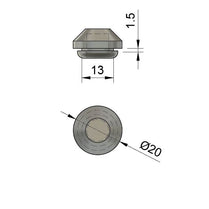 Fg0104 Filler Grommet 13mm Hole Size