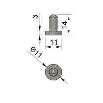 Fg0106 Filler Grommet 6 mm Hole Size