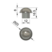 Fg0157 Filler Grommet 12mm Hole Size