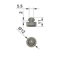 Fg0265 Filler Grommet 5mm Hole Size