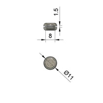 Bg0046 F Blind Grommet 8mm Hole Size