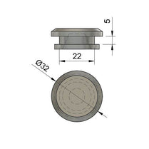 Bg0062 Blind Grommet 22mm Hole Size