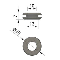 Wg0003 Wire Grommet 13mm Hole Size