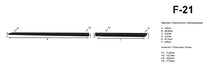 Door Protector SB-F-21 for Honda Kia Mini Mitsubishi Ssangyong Suzuki