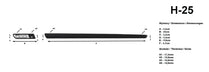 Door Protector SB-F-25 for Audi Ford Mini Suzuki Volvo