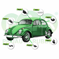 Vw Beetle  Full Sealing  Kit 1968-1977