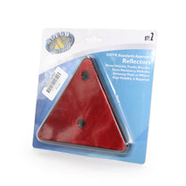 Reflector Triangle Red