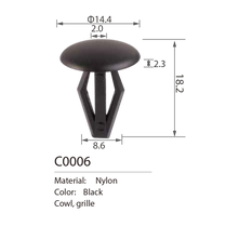 C0006 hood seal clip