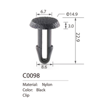 C0098 hood seal clip