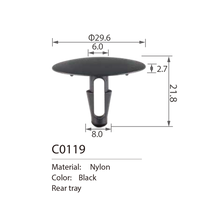 C0119 hood seal clip