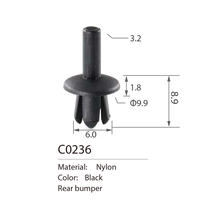 C0236 push type retainer