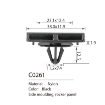 C0261 side moulding clip