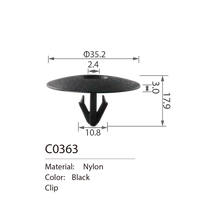 C0363 hood seal clip