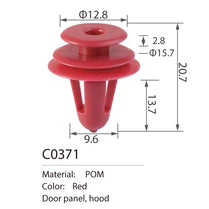 C0371Seal door trim panel clip