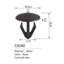 C0540 hood seal clip