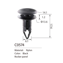 C0574 push type retainer