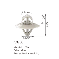 C0850 side moulding clip