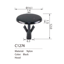 C1274 hood seal clip