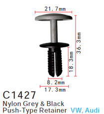 C1472 weatherstrip retainer