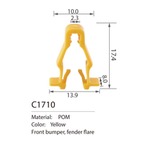 C1710 instrument & side panel clip