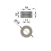 Wg0010 Wire Grommet 14mm Hole Size