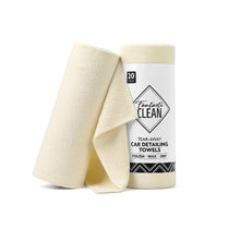 Coral Fleece Detailing Towels - Beige 20pc