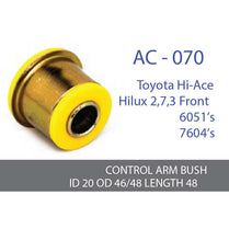 Ac-070 Upper Control Arm Bush - Front Inner