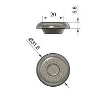 BG0042 Blind Grommet 20mm Hole Size