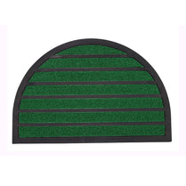 Halfmoon Entryway Mat - Black & Green 400 X 600