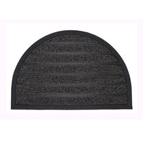 Halfmoon Entryway Mat - Black & Grey 400 X 600