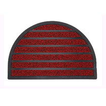 Halfmoon Entryway Mat - Black & Red 400 X 600