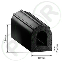 PR319 Small "D" Rubber