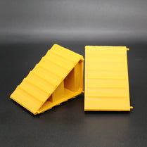 Small Yellow Wheel Chock Set