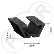 PR121 15mm Window Channel