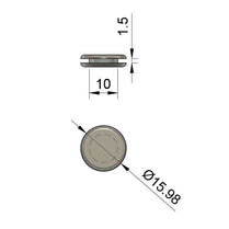 BG0267 F Blind Grommet 12mm Hole Size